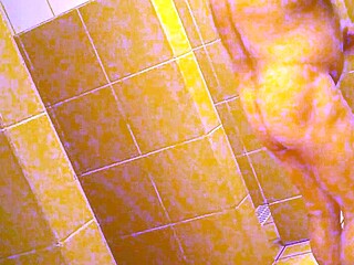 Bears Caught Naked in the Pool Shower
