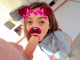 MILF Sucking with Filter