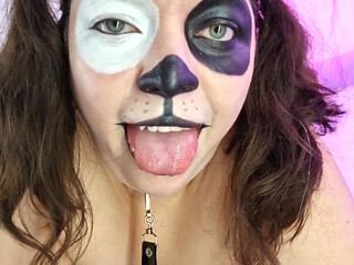 Drooling Puppy Play
