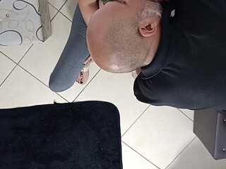 A waiting room is a good place to have sex.