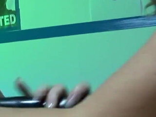 Michelle doggy style with anal dildo while fucking her friend