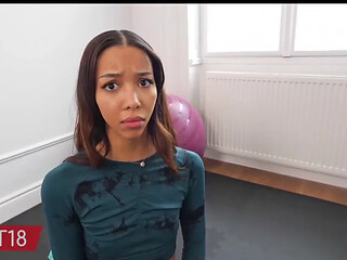I Seduce My Innocent Fitness Trainer And She Turns Out To Be Really Hot