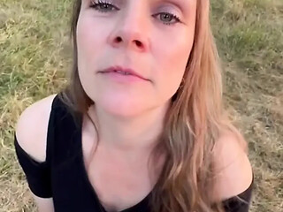 Step-sis gets fucked in the field by her ex-husband