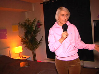 Blonde MILF Home Tour Turns Into Rough Sex & Real Orgasm