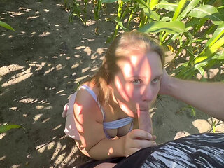 Unallowed Anal Adventure in a Cornfield - Too Sweet to Stay Good!