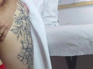 Nurse Has Her First Patient with an Erection!