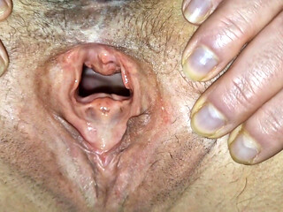 Spreading My Legs and Gaping so You Can See What's Inside My Pussy