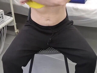 This Man Love Oil on His Big Penis