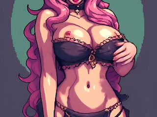 Garotas Trans, Pixel Art, Games, Hentai AI Generated - 100% IA - Synthetic Content - Gerado por Inteligencia Artificial