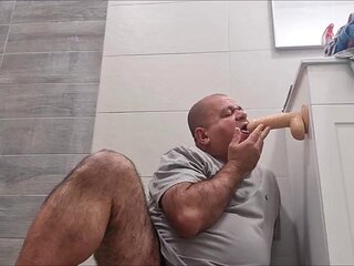 This Dildo Is Great for Sucking - but This Ass Needs Something Harder!