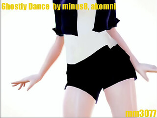 MM3077Short Hair Girl Ghostly Dance