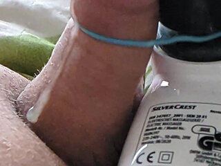 Cumshot with massager 3
