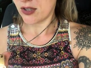 Amateur striptease and Solo masturbation