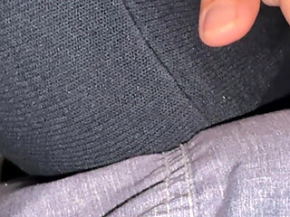 He Puts His Penis on Her Shoulder and She Grabs It.