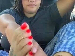 SEXY Ebony amateur is picked up and paid for sex