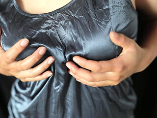 try on haul my new satin collention very sexy