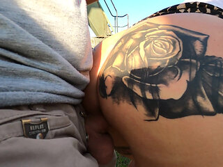 Darkhairy, Hot and Tattooed MILF Gets Fucked Public and Creampied (julia Exklusiv) 35min