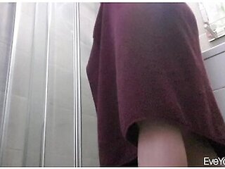 College Dorm Shower Voyeur