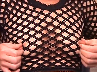 Blindfolded Blonde MILF Takes Rod and Fingers Deep