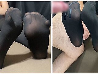 Look Closer Pantyhose Legs Will Make You Cum
