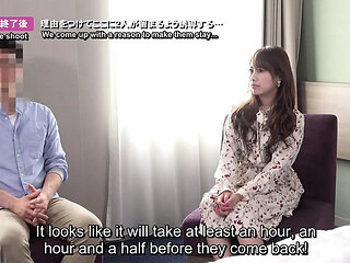 Japanese amateur babe kissing stranger in Tokyo hotel room sex experiment HD