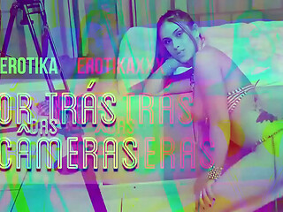 Lucy Jolim chupando duas r&ocirc_las - Behind the scenes - CENA COMPLETA NO RED