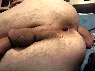 I knead my ass with my fingers and a toy