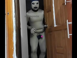 Zentai Alien CFO movie mask skin suit