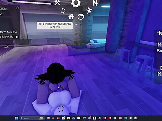 a quickie fuck with a white dummy