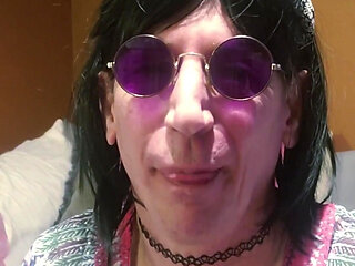 Sissy Slut Cums in a Glass for You to Taste