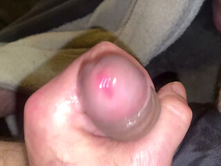 Ejaculation in a thong