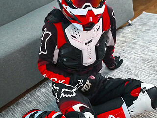 Playing with Motorcycle Boots