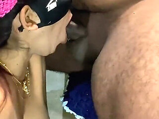 Husband Fuck Slutwife Deep in Mouth and She Swallows All Cum