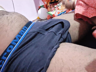 Stepmom Give Stepson Deep Throats Blowjob E-1