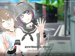 Cute Short Hair Lesbian Friend Eats Pussy Sex Scene From Hentai Game Bunny Hero Works Part-Time