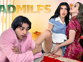 Elias Cash, Nicole Emma Vaunt And Gal Ritchie In Filthy Threesome With Our Favorite Waitress