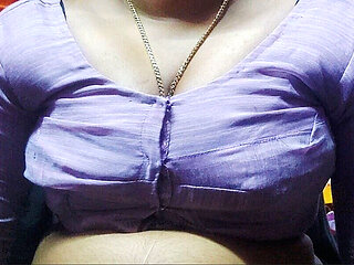 Huge Boobs Indian Bhabhi Strips Saree and Rough Sex with Devar Ji