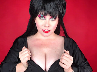 POV Gets Kisses From Elvira