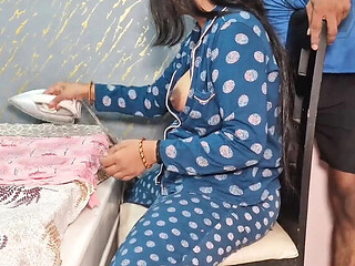 Big Boobs Indian MILF Gets Pussy Fucked by Step Son  Desi Homemade Sex