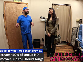 Selena Sativa's 1st Gyno Exam