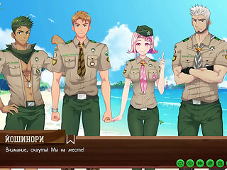 Game: Friends Camp path 2, part 7 - In the forest with Taiga (russian voiceover)