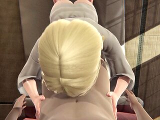 Tsunade hentai parody featuring Erza6662 in a wild cartoon adult adventure