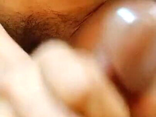 Handjob with Oil and Ready for Missionary Position Sex