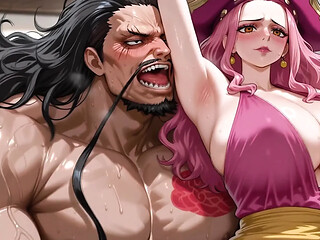 Hairy Daddy takes on the big mom