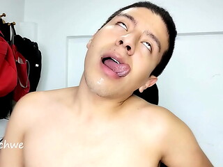Caliente lengua y saliva