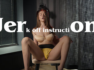 JOI 4K  Obey My Voice & Cum  Femdom Jerk Off Instructions 2025