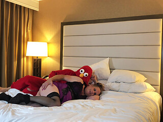 Elmo Top with His Giant Cock