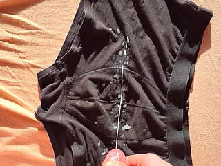 First Cumshot on black Boxer for an Customer