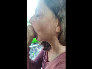 Gardner Greeted by Needy Cum Craving Old Lady Candi Annie Mature GILF MILF