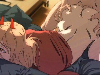Chainsaw-man Hard Pussy Creampie ( POWER ) - Hentai